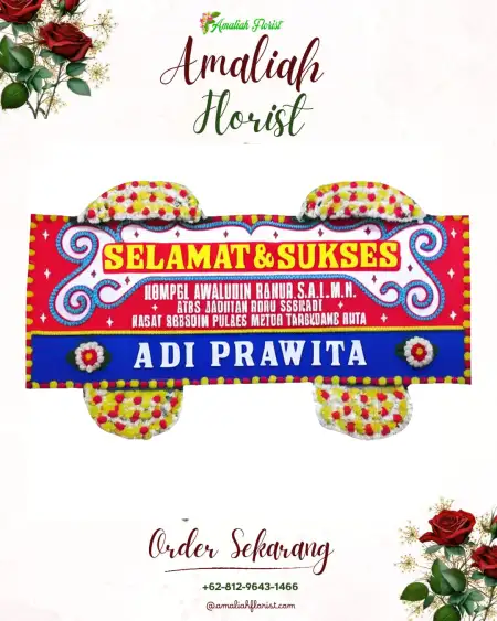 Papan Bunga Ucapan Selamat Suruhkalang